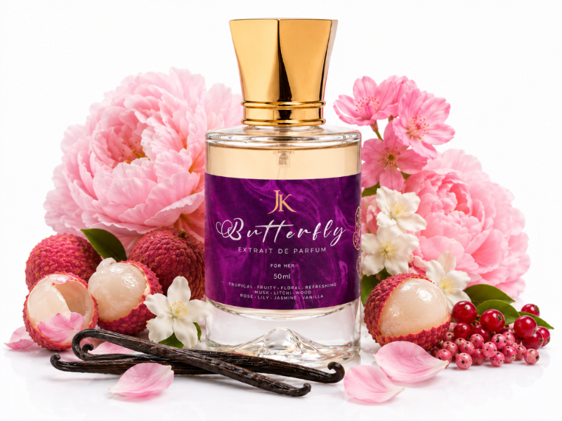 BUTTERFLY fruity floral perfume