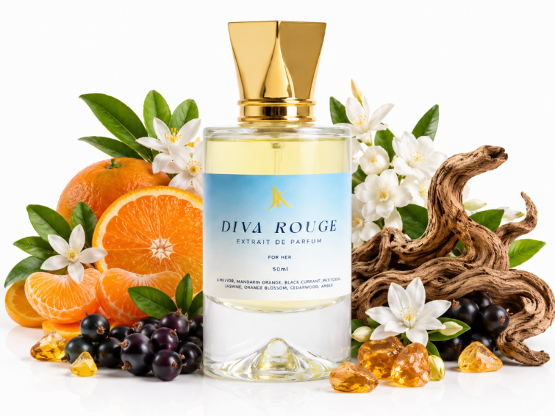 DIVA ROUGE floral perfume for women